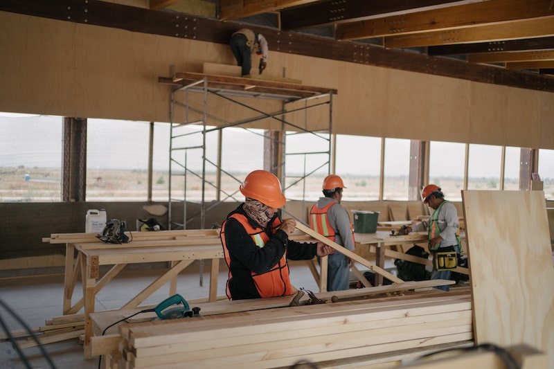 Workers during construction at the Lake Texcoco Ecological Park in Texcoco, Mexico, on Monday, May 6, 2024. Twice the size of Manhattan, the controversial $1 billion Lake Texcoco Ecological Park is emerging out of the foundations of Mexico Citys canceled airport. Photographer: Luis Antonio Rojas/Bloomberg Workers during construction at the Lake Texcoco Ecological Park in Texcoco, Mexico, on Monday, May 6, 2024. Twice the size of Manhattan, the controversial $1 billion Lake Texcoco Ecological Park is emerging out of the foundations of Mexico Citys canceled airport. Photographer: Luis Antonio Rojas/Bloomberg