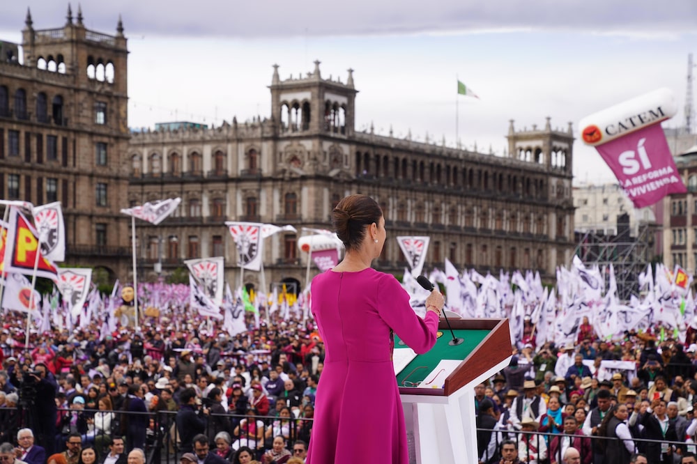 Informe 100 días de Claudia Sheinbaum como presidenta de México, enero 2025 Informe 100 días de Claudia Sheinbaum como presidenta de México, enero 2025