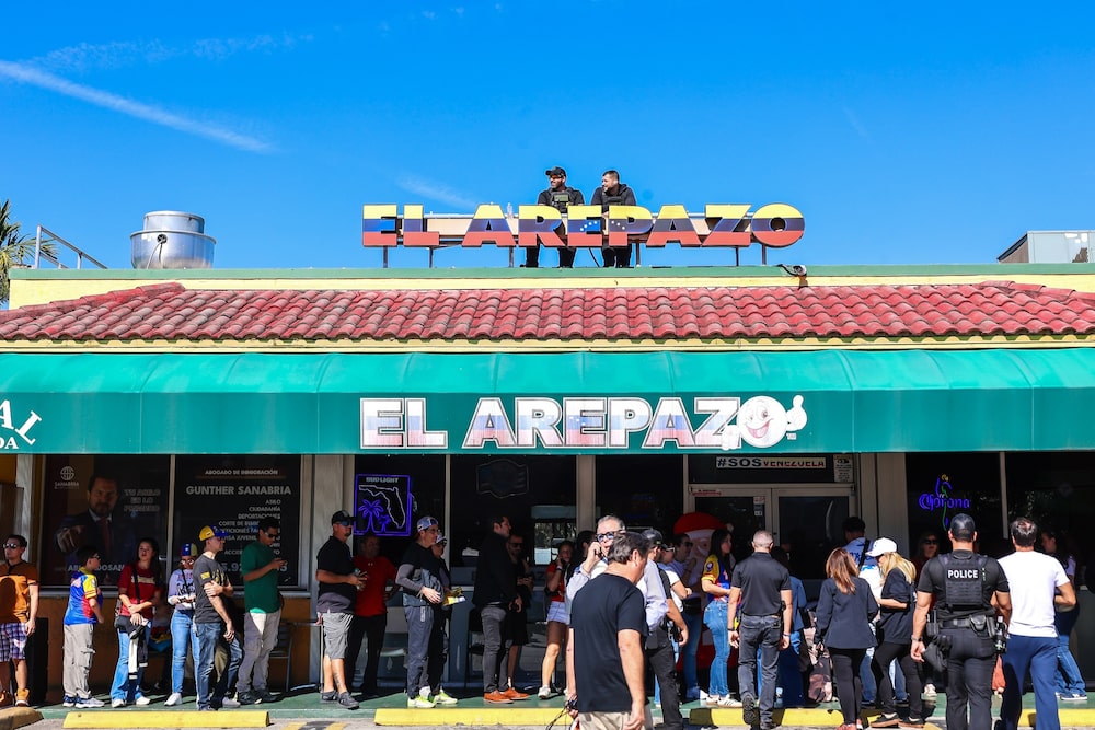 Restaurante no oeste da Flórida, onde a maior parte da população é descendente de venezuelanos (Foto: Zak Bennett/Bloomberg) Restaurante no oeste da Flórida, onde a maior parte da população é descendente de venezuelanos (Foto: Zak Bennett/Bloomberg)