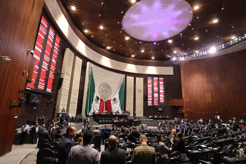 Sesión ordinaria de la Cámara de Diputados durante la discusión de la Ley Aduanera, el martes 7 de octubre de 2025. Sesión ordinaria de la Cámara de Diputados durante la discusión de la Ley Aduanera, el martes 7 de octubre de 2025.