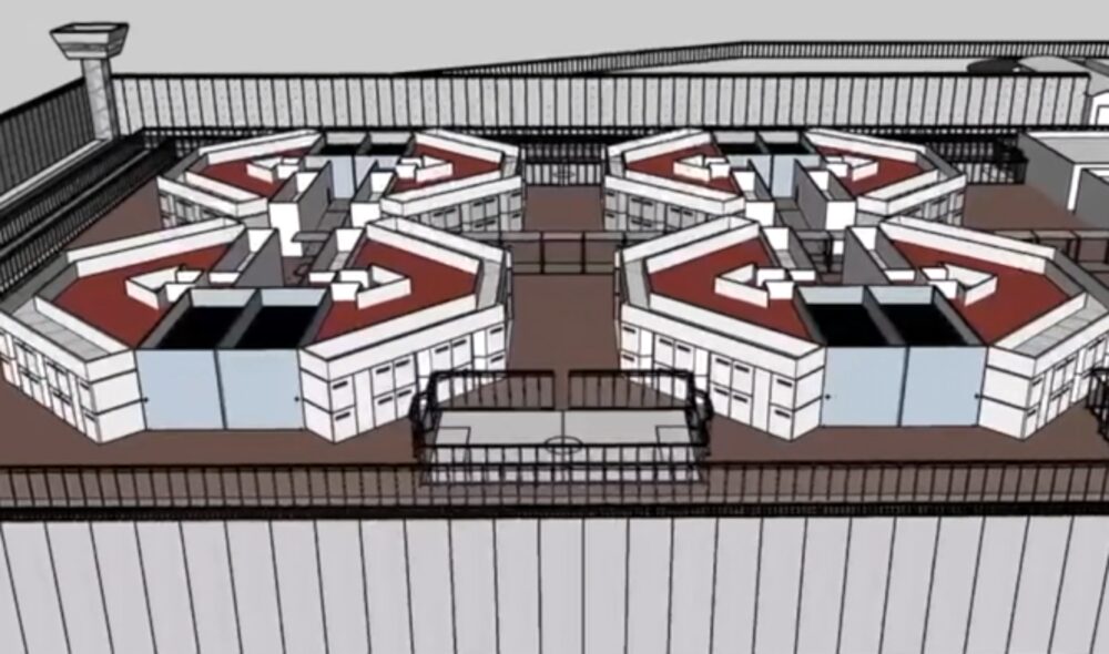 Modelo de cárcel a construirse en Pastaza y Santa Elena. Modelo de cárcel a construirse en Pastaza y Santa Elena.