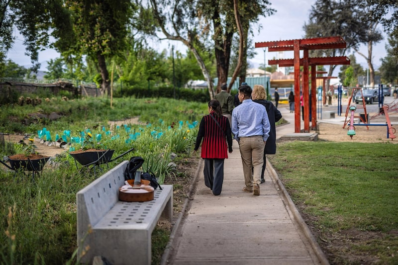 Familias en el Parque La Ermita de San Esteban, Valparaíso, el 23 de octubre de 2025. Familias en el Parque La Ermita de San Esteban, Valparaíso, el 23 de octubre de 2025.