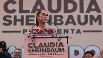 Claudia Sheinbaum promete consolidar trenes de pasajeros de AMLO en cierre de precampaña Claudia Sheinbaum promete consolidar trenes de pasajeros de AMLO en cierre de precampaña