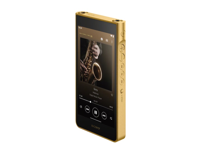 Un reproductor de música digital Walkman de Sony. Un reproductor de música digital Walkman de Sony.