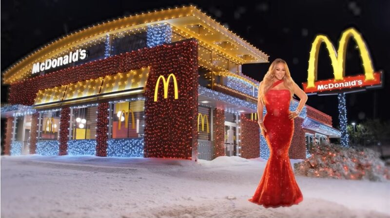 Screenshot del video 'Mariah Carey Wants You to Try The Mariah Menu' de McDonald’s. Screenshot del video 'Mariah Carey Wants You to Try The Mariah Menu' de McDonald’s.