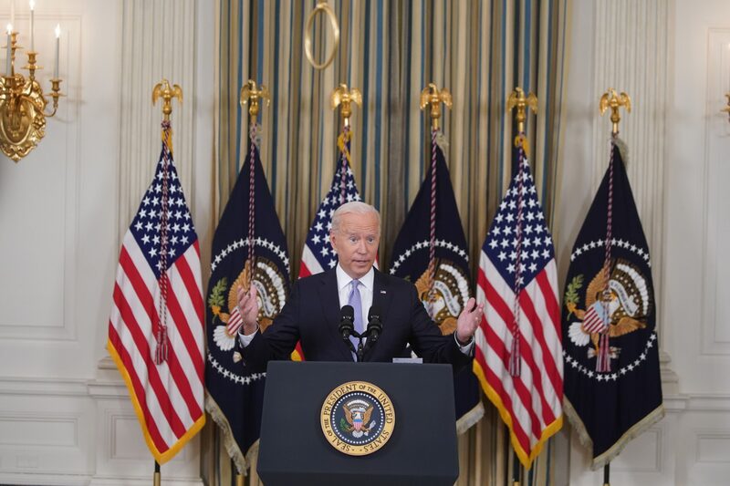 El presidente de los Estados Unidos, Joe Biden El presidente de los Estados Unidos, Joe Biden