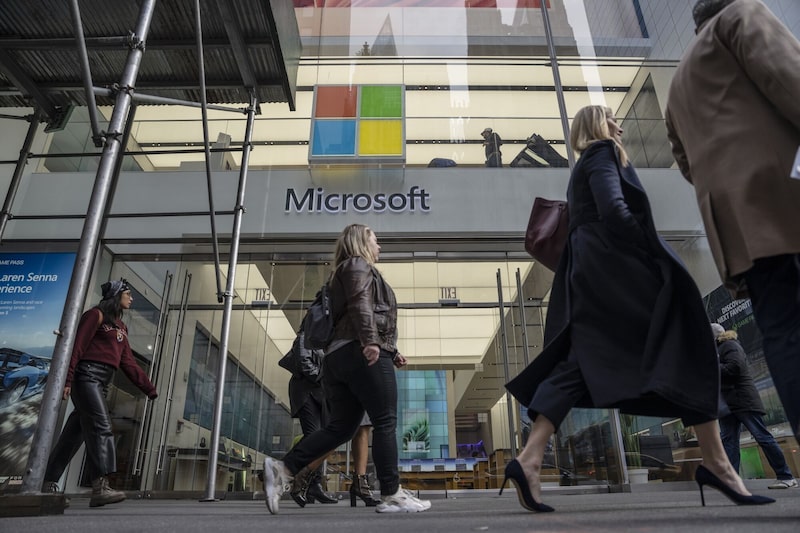 Loja da Microsoft em Nova York, Estados Unidos Loja da Microsoft em Nova York, Estados Unidos