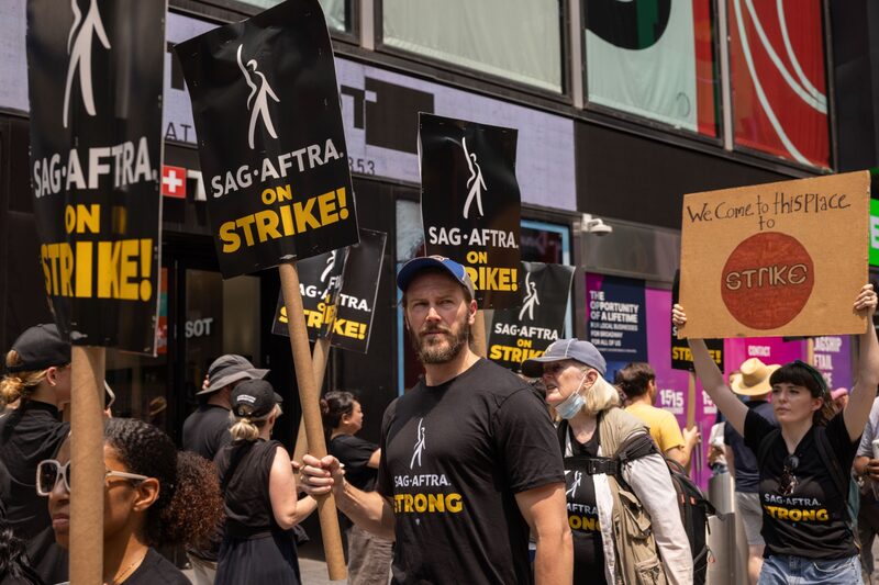 Imagen de la huelga de actores de Hollywood Imagen de la huelga de actores de Hollywood