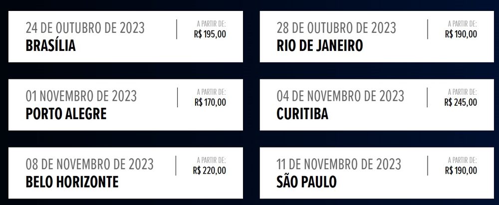 Gira de Roger Waters en Brasil Gira de Roger Waters en Brasil