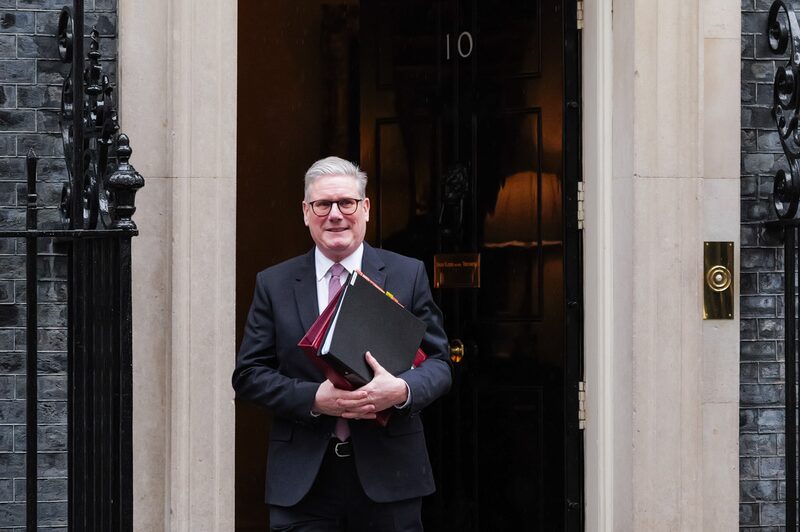 La reunión permitirá a Starmer y al presidente francés, Emmanuel Macron, informar a sus aliados europeos sobre sus conversaciones de esta semana en Washington con el presidente Donald Trump. (Jose Sarmento Matos/Bloomberg) La reunión permitirá a Starmer y al presidente francés, Emmanuel Macron, informar a sus aliados europeos sobre sus conversaciones de esta semana en Washington con el presidente Donald Trump. (Jose Sarmento Matos/Bloomberg)