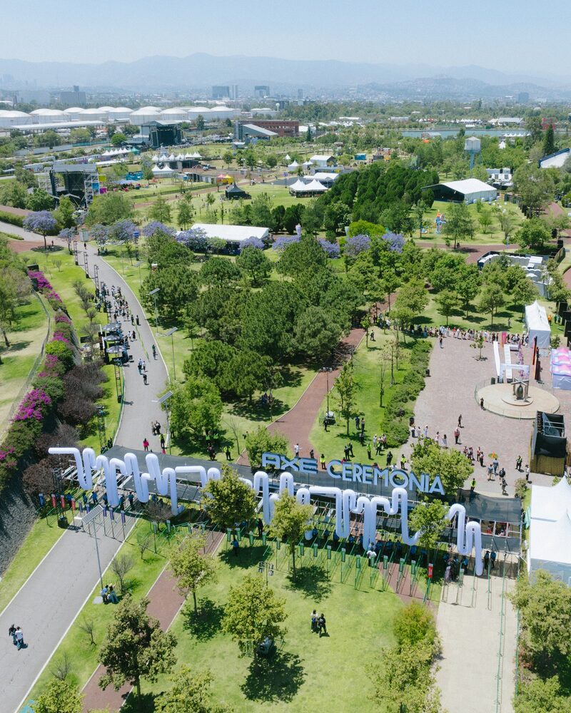 El Parque Bicentenario durante el festival musical AXE Ceremonia en la Ciudad de México (Foto: AXE Ceremonia). El Parque Bicentenario durante el festival musical AXE Ceremonia en la Ciudad de México (Foto: AXE Ceremonia).