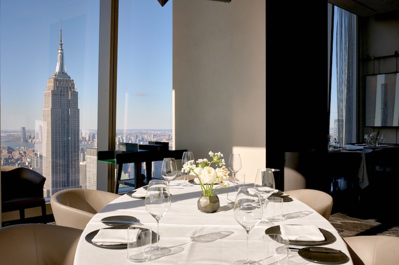 A private dining room at the American Express Centurion New York restaurant in New York, US, on Thursday, March 30, 2023. Centurion New York occupies the 55th floor of the One Vanderbilt skyscraper and it is effectively a dining club for those with the coveted black card. Photographer: Gabby Jones/Bloomberg A private dining room at the American Express Centurion New York restaurant in New York, US, on Thursday, March 30, 2023. Centurion New York occupies the 55th floor of the One Vanderbilt skyscraper and it is effectively a dining club for those with the coveted black card. Photographer: Gabby Jones/Bloomberg