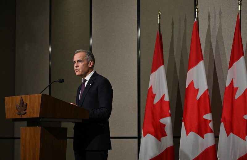 Mark Carney habla en una conferencia de prensa durante la Cumbre de la Asociación de Naciones del Sudeste Asiático en Kuala Lumpur el 27 de octubre. Foto: Arif Kartono/AFP/Getty Images Mark Carney habla en una conferencia de prensa durante la Cumbre de la Asociación de Naciones del Sudeste Asiático en Kuala Lumpur el 27 de octubre. Foto: Arif Kartono/AFP/Getty Images