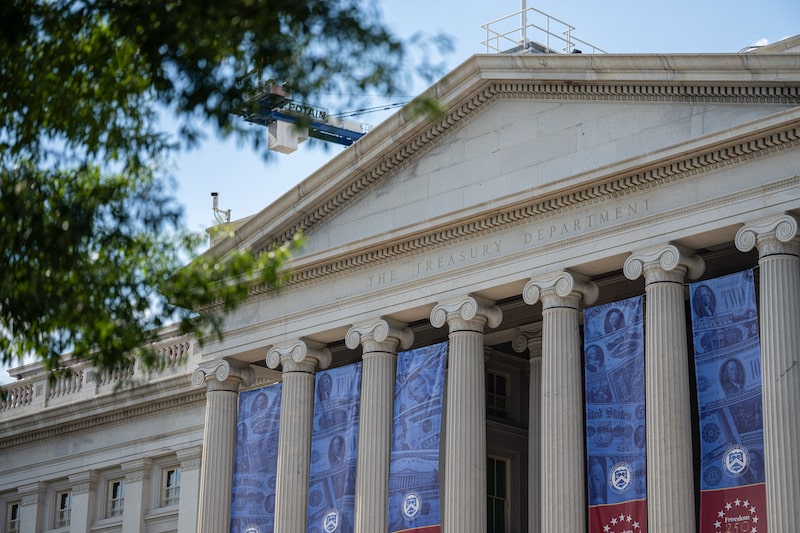 The Treasury Building in Washington, DC, US, on Wednesday, June 17, 2026. Photographer: Aaron Schwartz/Bloomberg The Treasury Building in Washington, DC, US, on Wednesday, June 17, 2026. Photographer: Aaron Schwartz/Bloomberg