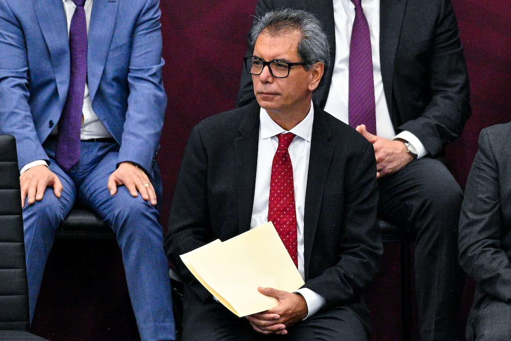 Edgar Amador Zamora, secretario de Hacienda, durante la Presentación del Plan Estratégico de Pemex el 5 de agosto de 2025. Edgar Amador Zamora, secretario de Hacienda, durante la Presentación del Plan Estratégico de Pemex el 5 de agosto de 2025.
