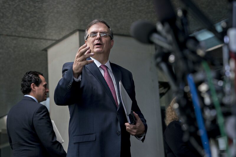 Marcelo Ebrard, ministro de Relaciones Exteriores de México, en Washington, DC, EE. UU., el viernes 7 de junio de 2019. Marcelo Ebrard, ministro de Relaciones Exteriores de México, en Washington, DC, EE. UU., el viernes 7 de junio de 2019.