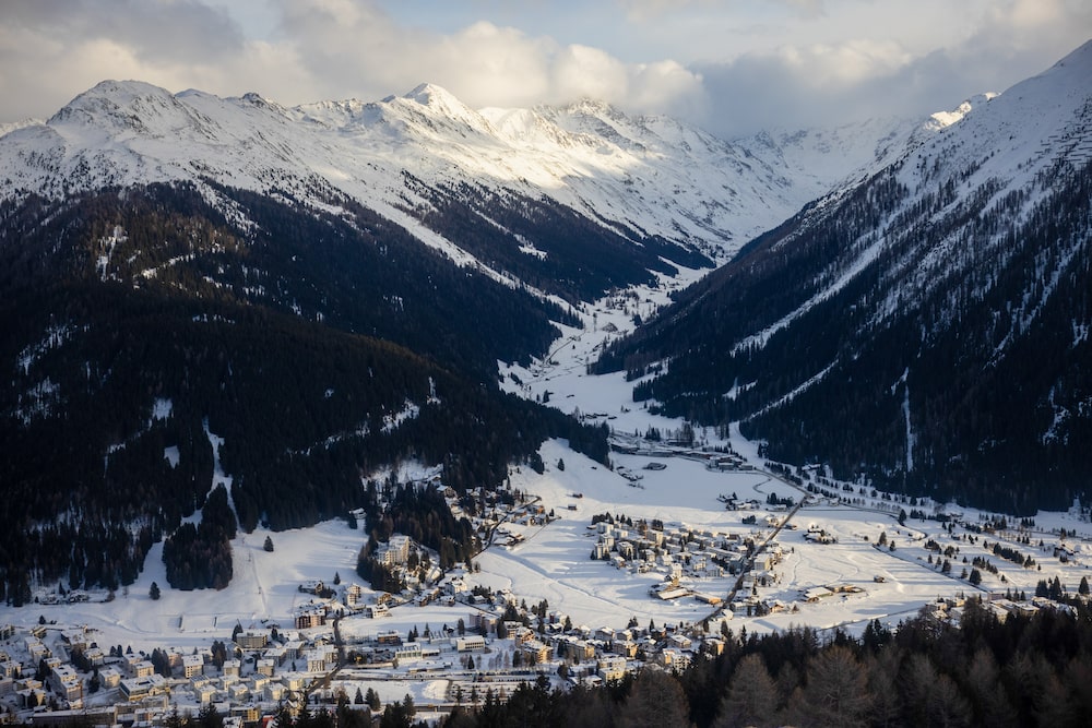 Davos Prepares To Host World Economic Forum (WEF) 2025 Davos Prepares To Host World Economic Forum (WEF) 2025