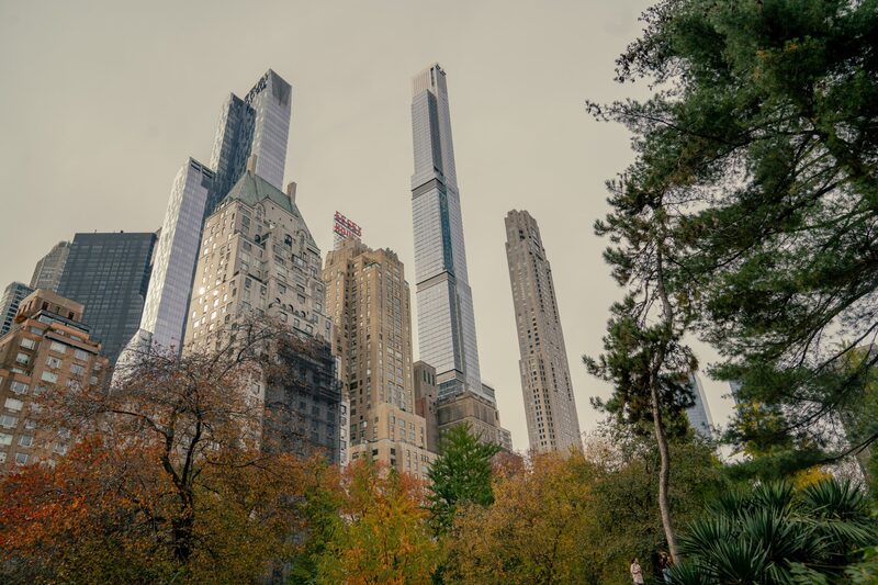 Residential skyscrapers situated along Billionaires' Row across from Central Park in the Midtown neighborhood of New York, U.S., on Sunday, Nov. 14, 2021. Midtown is the only section of the borough where new-development sales are lagging behind their pre-pandemic performance. Photographer: Amir Hamja/Bloomberg Residential skyscrapers situated along Billionaires' Row across from Central Park in the Midtown neighborhood of New York, U.S., on Sunday, Nov. 14, 2021. Midtown is the only section of the borough where new-development sales are lagging behind their pre-pandemic performance. Photographer: Amir Hamja/Bloomberg