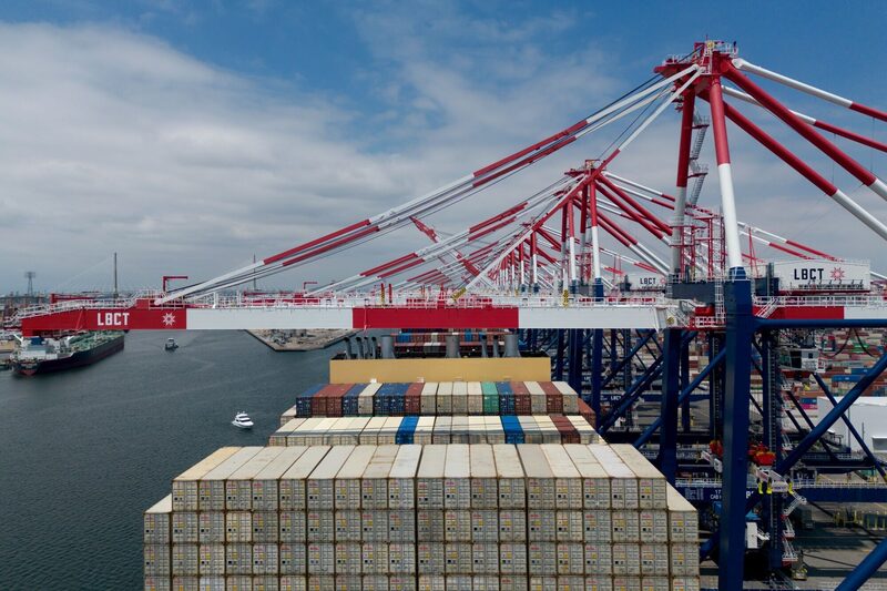 Porto de Long Beach na Califórnia: impacto das tarifas comerciais de Donald Trump (Foto: Eric Thayer/Bloomberg) Porto de Long Beach na Califórnia: impacto das tarifas comerciais de Donald Trump (Foto: Eric Thayer/Bloomberg)