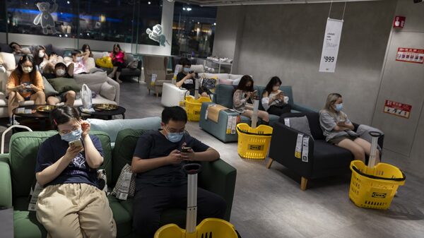 Pánico en Ikea de Shanghái: cierran tienda con compradores dentro por riesgo Covid-19 Pánico en Ikea de Shanghái: cierran tienda con compradores dentro por riesgo Covid-19