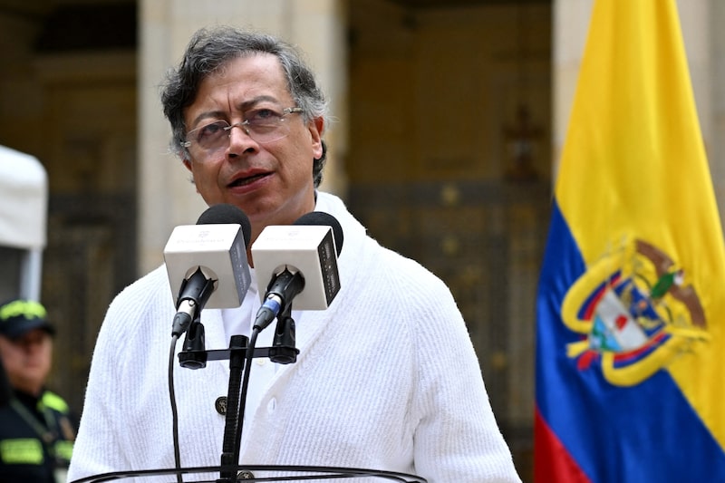 En la imagen, Gustavo Petro, presidente de Colombia. En la imagen, Gustavo Petro, presidente de Colombia.