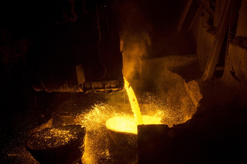 Molten steel is poured at the Jindal Stainless Ltd. factory in Hisar, Haryana, India, on Tuesday, May 15, 2018. India's biggest steelmakers are set to expand production to a record after reporting solid quarterly earnings amid strong steel prices. Photographer: Udit Kulshrestha/Bloomberg Molten steel is poured at the Jindal Stainless Ltd. factory in Hisar, Haryana, India, on Tuesday, May 15, 2018. India's biggest steelmakers are set to expand production to a record after reporting solid quarterly earnings amid strong steel prices. Photographer: Udit Kulshrestha/Bloomberg