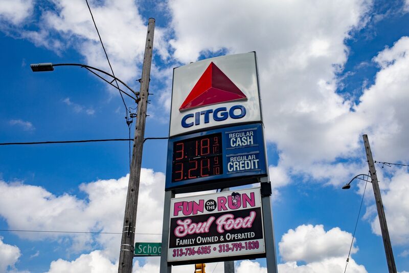 Una gasolinera Citgo en Detroit. Una gasolinera Citgo en Detroit.
