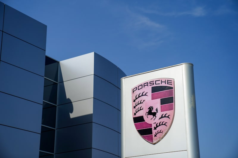 A Porsche AG logo at a company's automobile dealership in Valencia, Spain. Photographer: Michael Robinson Chavez/Bloomberg A Porsche AG logo at a company's automobile dealership in Valencia, Spain. Photographer: Michael Robinson Chavez/Bloomberg