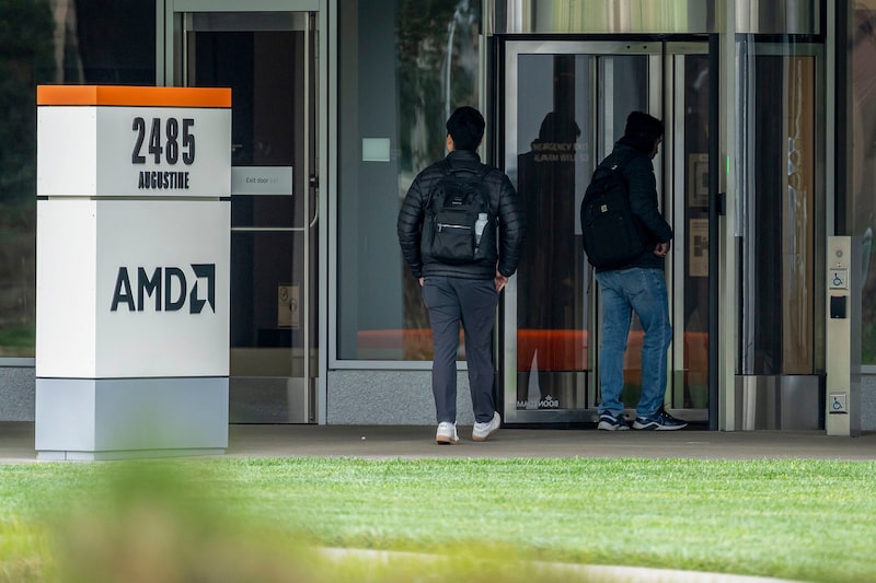 La sede central de Advanced Micro Devices en Santa Clara, California. Fotógrafo: David Paul Morris/Bloomberg. La sede central de Advanced Micro Devices en Santa Clara, California. Fotógrafo: David Paul Morris/Bloomberg.