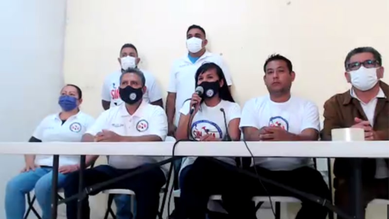 Alejandra Morales, secretaria general del SINTTIA, dijo que se negociará todo el contrato que la CTM tenía firmado con la empresa (Tomada de conferencia virtual) Alejandra Morales, secretaria general del SINTTIA, dijo que se negociará todo el contrato que la CTM tenía firmado con la empresa (Tomada de conferencia virtual)