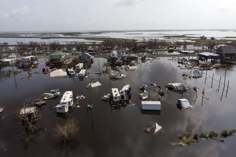 Daños del huracán Ida que azotó Louisiana, septiembre de 2021. Fotógrafo: Mark Felix/Bloomberg Daños del huracán Ida que azotó Louisiana, septiembre de 2021. Fotógrafo: Mark Felix/Bloomberg