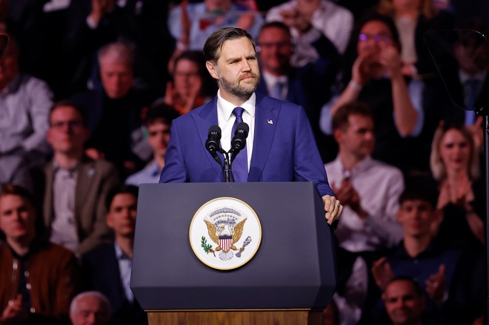 El vicepresidente estadounidense JD Vance pronuncia un discurso en un mitin preelectoral en apoyo de Viktor Orbán, primer ministro de Hungría, en Budapest, Hungría, el martes 7 de abril de 2026. Fotógrafo: Akos Stiller/Bloomberg El vicepresidente estadounidense JD Vance pronuncia un discurso en un mitin preelectoral en apoyo de Viktor Orbán, primer ministro de Hungría, en Budapest, Hungría, el martes 7 de abril de 2026. Fotógrafo: Akos Stiller/Bloomberg