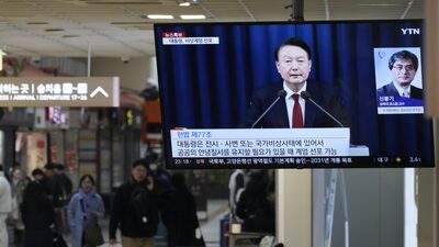 Presidente da Coreia do Sul diz que vai revogar decreto de lei marcial Presidente da Coreia do Sul diz que vai revogar decreto de lei marcial