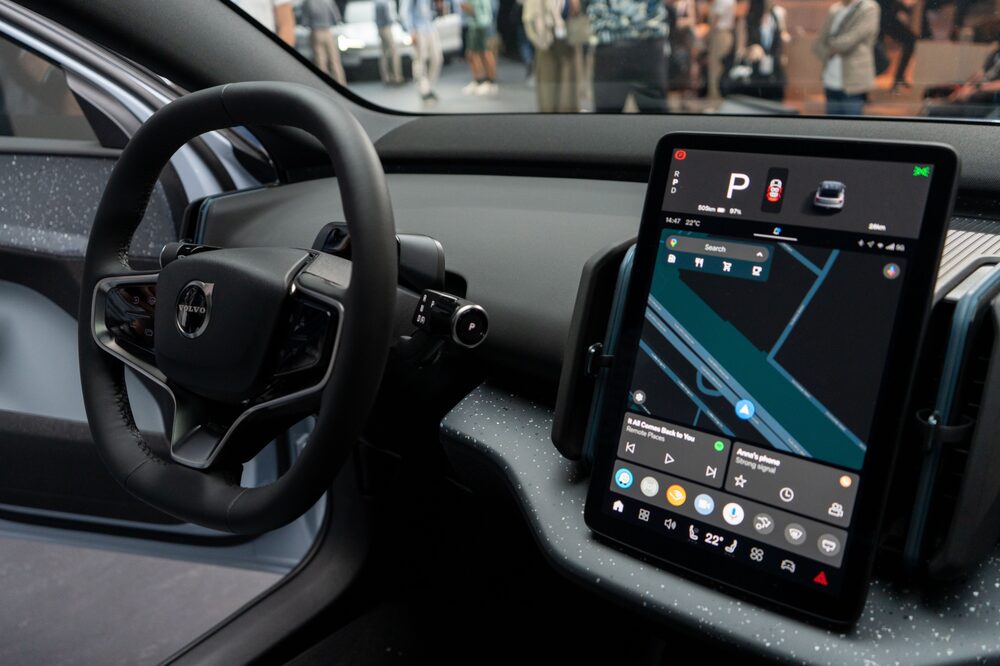 El Volvo EX30: cuenta con una gran pantalla táctil en un pequeño SUV eléctrico .Fotógrafo: Francesca Volpi/Bloomberg El Volvo EX30: cuenta con una gran pantalla táctil en un pequeño SUV eléctrico .Fotógrafo: Francesca Volpi/Bloomberg