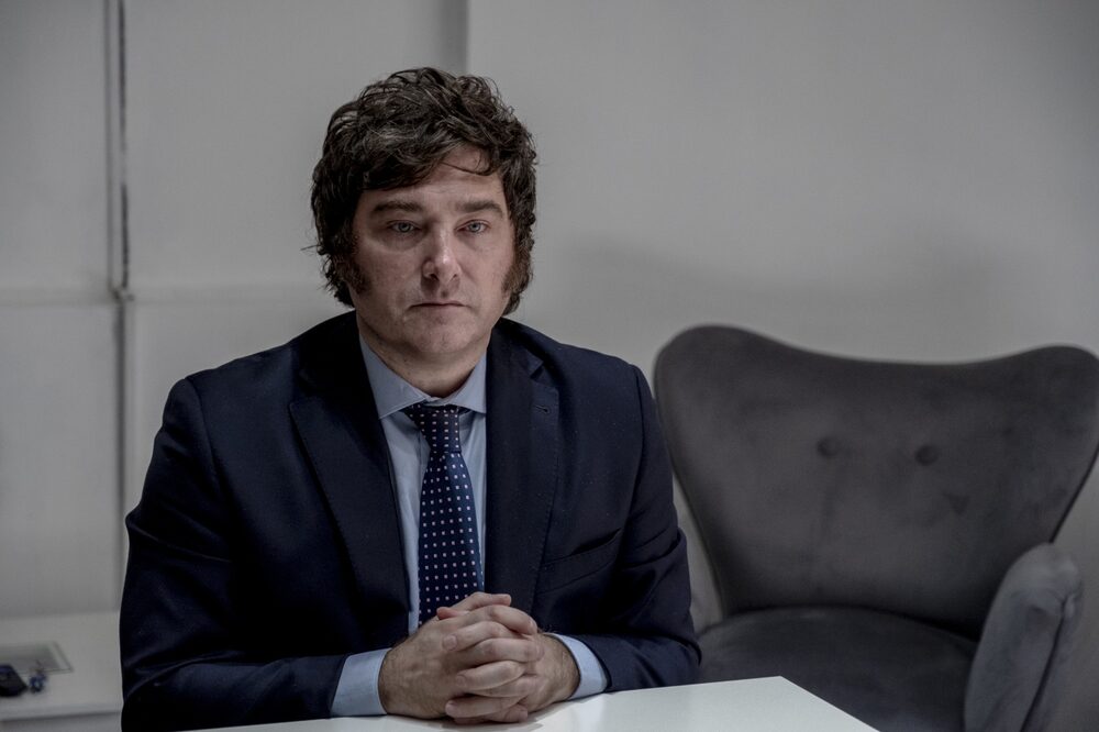 Diputado nacional de La Libertad Avanza, economista y candidato presidencial. Photographer: Erica Canepa/Bloomberg Diputado nacional de La Libertad Avanza, economista y candidato presidencial. Photographer: Erica Canepa/Bloomberg