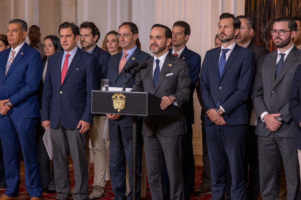 Declaración del presidente Abelardo de la Espriella, durante la entrega de un balance sobre Plan de Choque en Salud. Declaración del presidente Abelardo de la Espriella, durante la entrega de un balance sobre Plan de Choque en Salud.