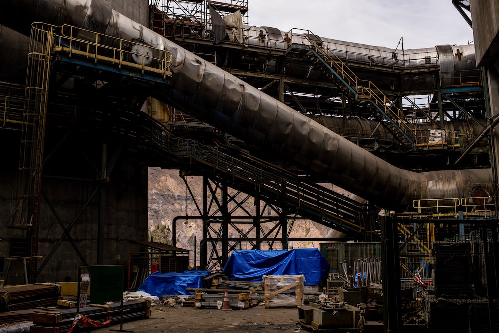 The Codelco El Teniente Mine And Processing Facility As Copper Wavers The Codelco El Teniente Mine And Processing Facility As Copper Wavers