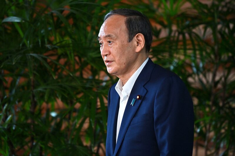 Yoshihide Suga Photographer: Kazuhiro Nogi/AFP/Getty Images Yoshihide Suga Photographer: Kazuhiro Nogi/AFP/Getty Images