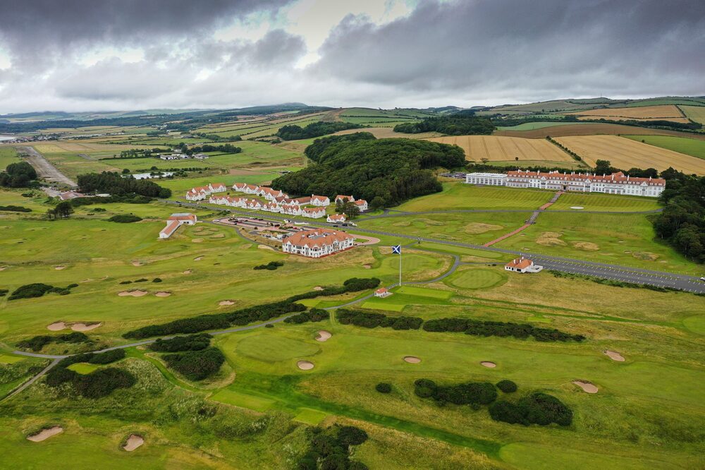 El Trump Hotel y el campo de golf en Turnberry, Escocia. Foto: Jeff J Mitchell/Getty Images El Trump Hotel y el campo de golf en Turnberry, Escocia. Foto: Jeff J Mitchell/Getty Images
