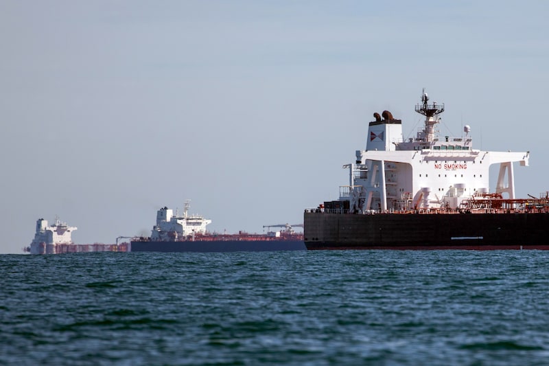 Oil Tankers Anchored Off The U.K. Coast While Investors Weigh Recovery Oil Tankers Anchored Off The U.K. Coast While Investors Weigh Recovery