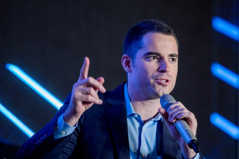 Roger Ver, director ejecutivo de Bitcoin.com Inc., habla durante la Cumbre Bloomberg Invest Asia en Hong Kong, China, el miércoles 11 de abril de 2018. Roger Ver, director ejecutivo de Bitcoin.com Inc., habla durante la Cumbre Bloomberg Invest Asia en Hong Kong, China, el miércoles 11 de abril de 2018.