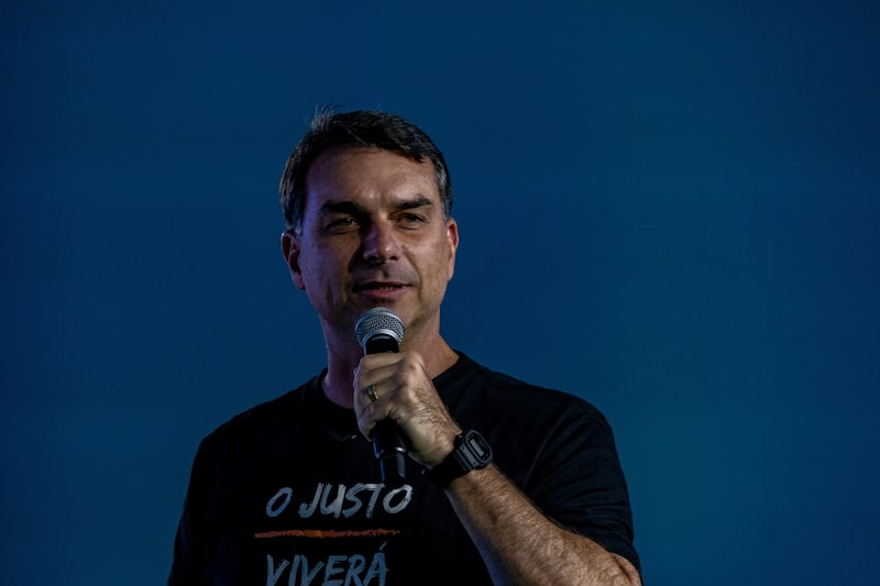 Flavio Bolsonaro, candidato presidencial brasileño. Flavio Bolsonaro, candidato presidencial brasileño.