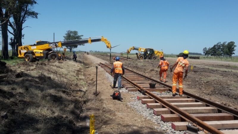 La empresa trabajó, entre otros proyectos, en la rehabilitación de distintas vías férreas. Foto: Teyma. La empresa trabajó, entre otros proyectos, en la rehabilitación de distintas vías férreas. Foto: Teyma.