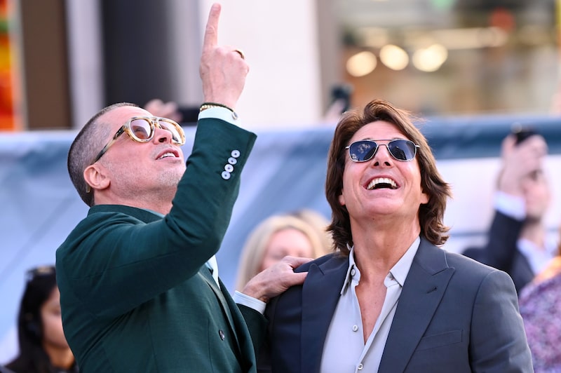 Brad Pitt y Tom Cruise Brad Pitt y Tom Cruise