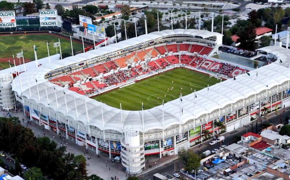 Estadio Victoria, donde el Necaxa hace las veces de local Estadio Victoria, donde el Necaxa hace las veces de local