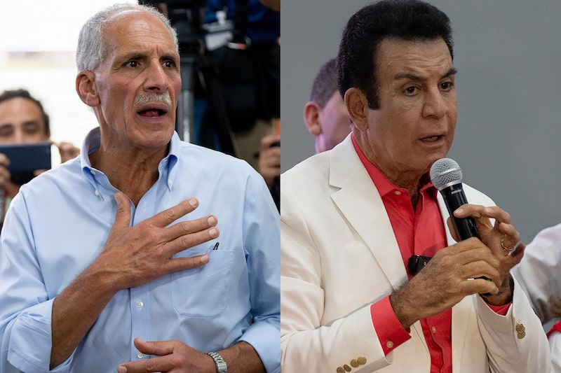 Nasry Asfura y Salvador Nasralla. Foto: Tomas Ayuso/Bloomberg Nasry Asfura y Salvador Nasralla. Foto: Tomas Ayuso/Bloomberg