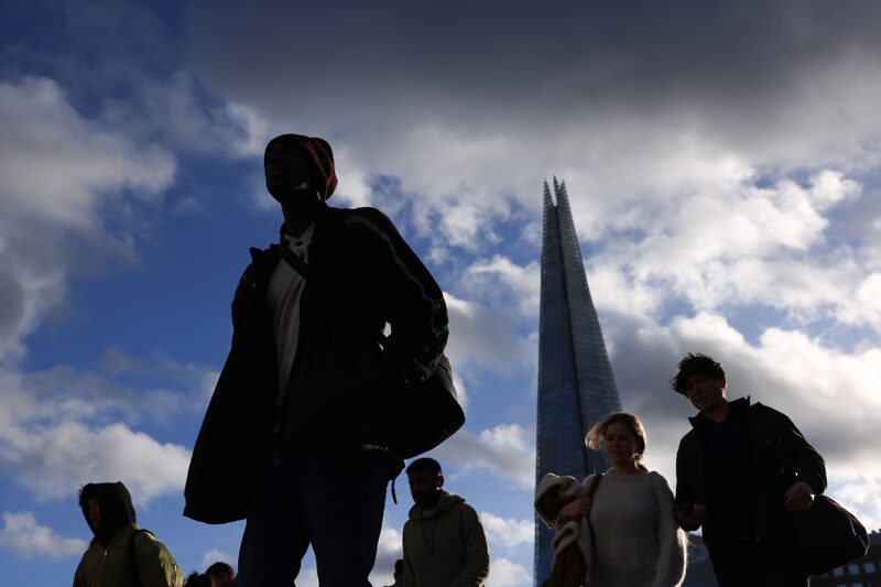 Pedestre em Londres Pedestre em Londres