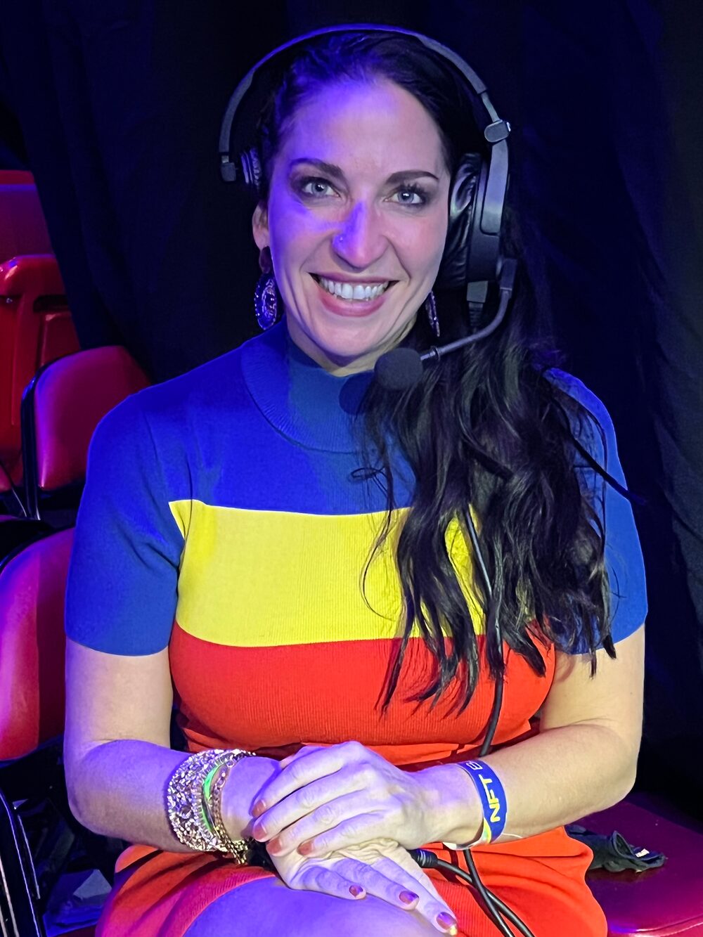 Diretora-gerente da Mana Tech administrou a conferência nos bastidores Diretora-gerente da Mana Tech administrou a conferência nos bastidores