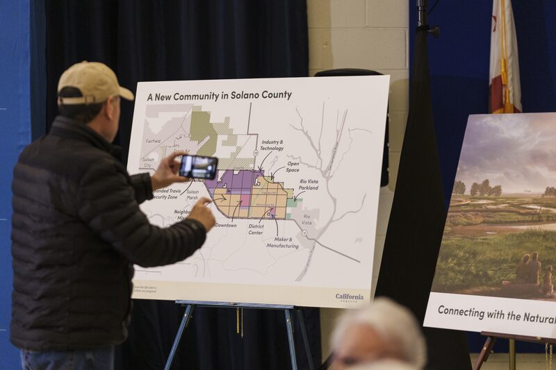 Projeto da nova cidade de bilionários, em Solano County Projeto da nova cidade de bilionários, em Solano County