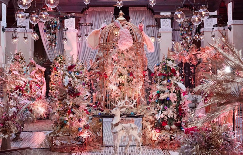 Instalación de Navidad Royal Mansour Marrakech, Marruecos Instalación de Navidad Royal Mansour Marrakech, Marruecos